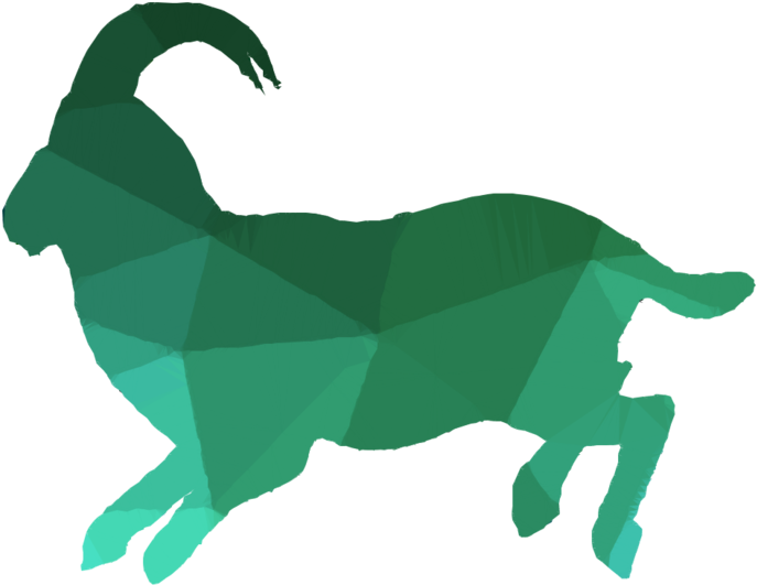 Running Goat Clipart Goat Decal Sticker - Animal Collage 5 - Tote Bags (900x900), Png Download