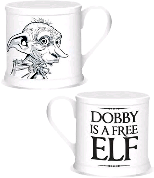 Dobby Vintage Mug - Harry Potter Dobby Vintage Mug (600x600), Png Download