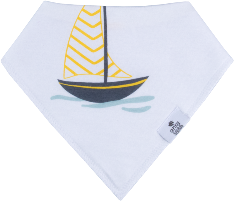 Ahoy Bib - Sail (809x1024), Png Download