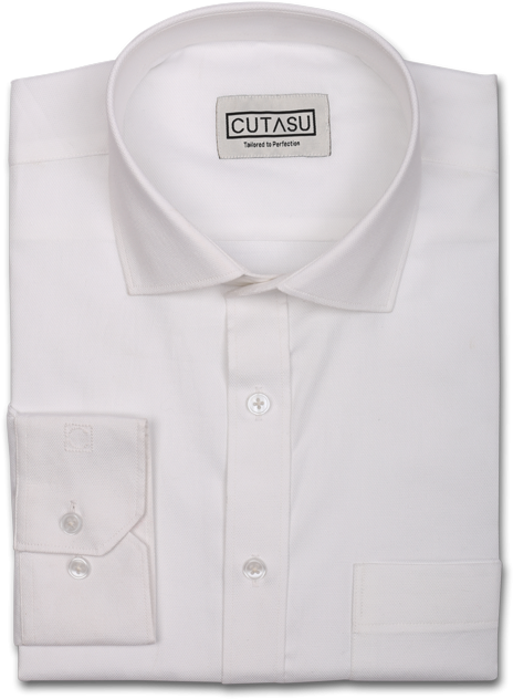 100/2 Dobby Powder White - Button (650x650), Png Download