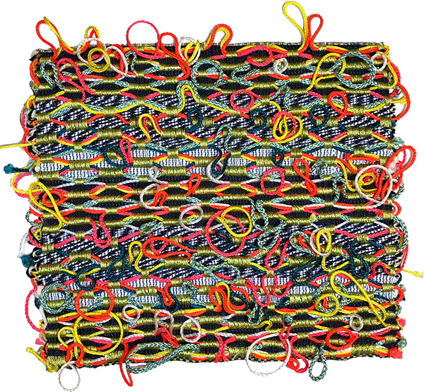 A Series Of Woven Samples Inspired By The Theatrical - Chain (600x555), Png Download