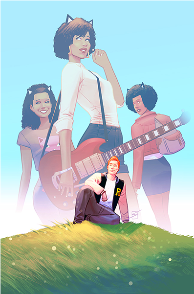 Cw Riverdale Tie-in Comic Cover Colour Illustration - Veronica Archie Riverdale Fanart (800x600), Png Download