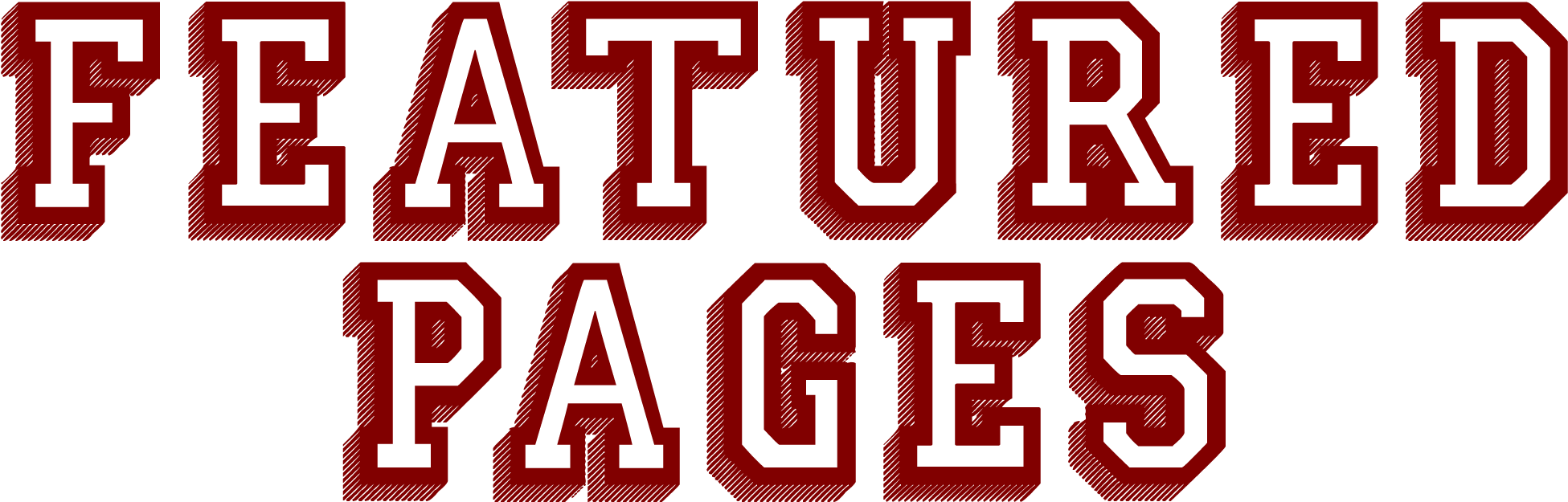 Featured Pages - Sticker (1983x684), Png Download