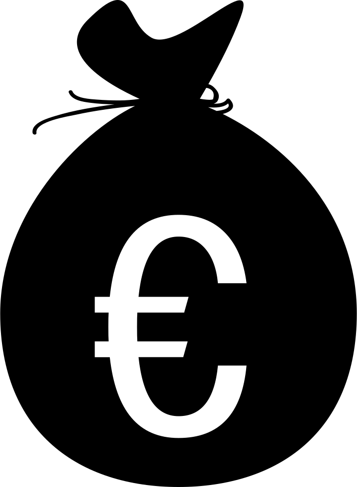 Png File Svg - Flat Icon Euros (718x980), Png Download