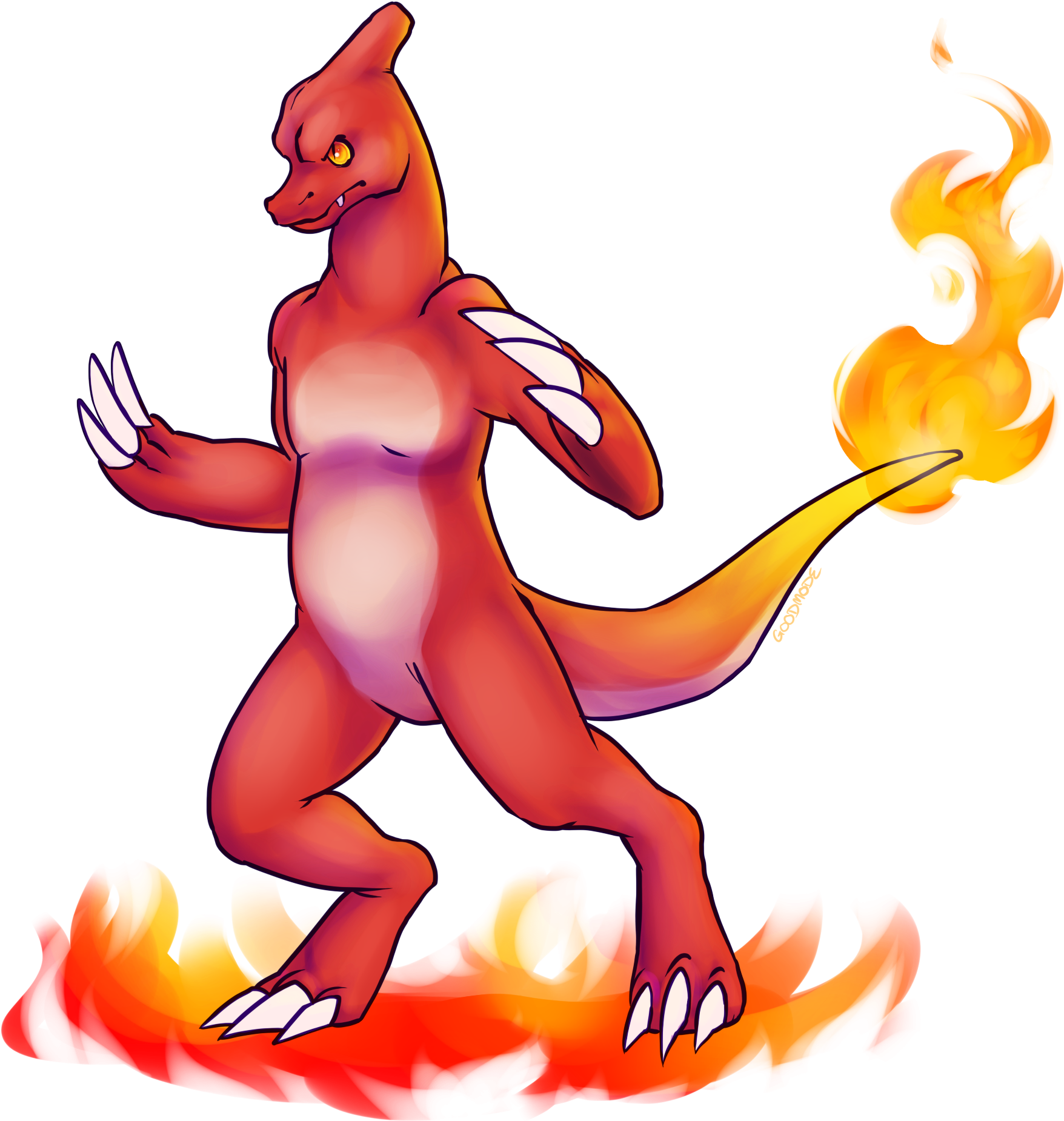 Charmeleon (1926x2000), Png Download