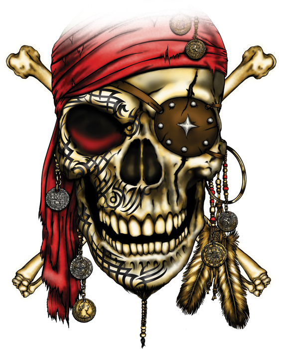 Download Jolly Roger Pirate Flag Crossbones Skull Unisex Crewneck PNG ...