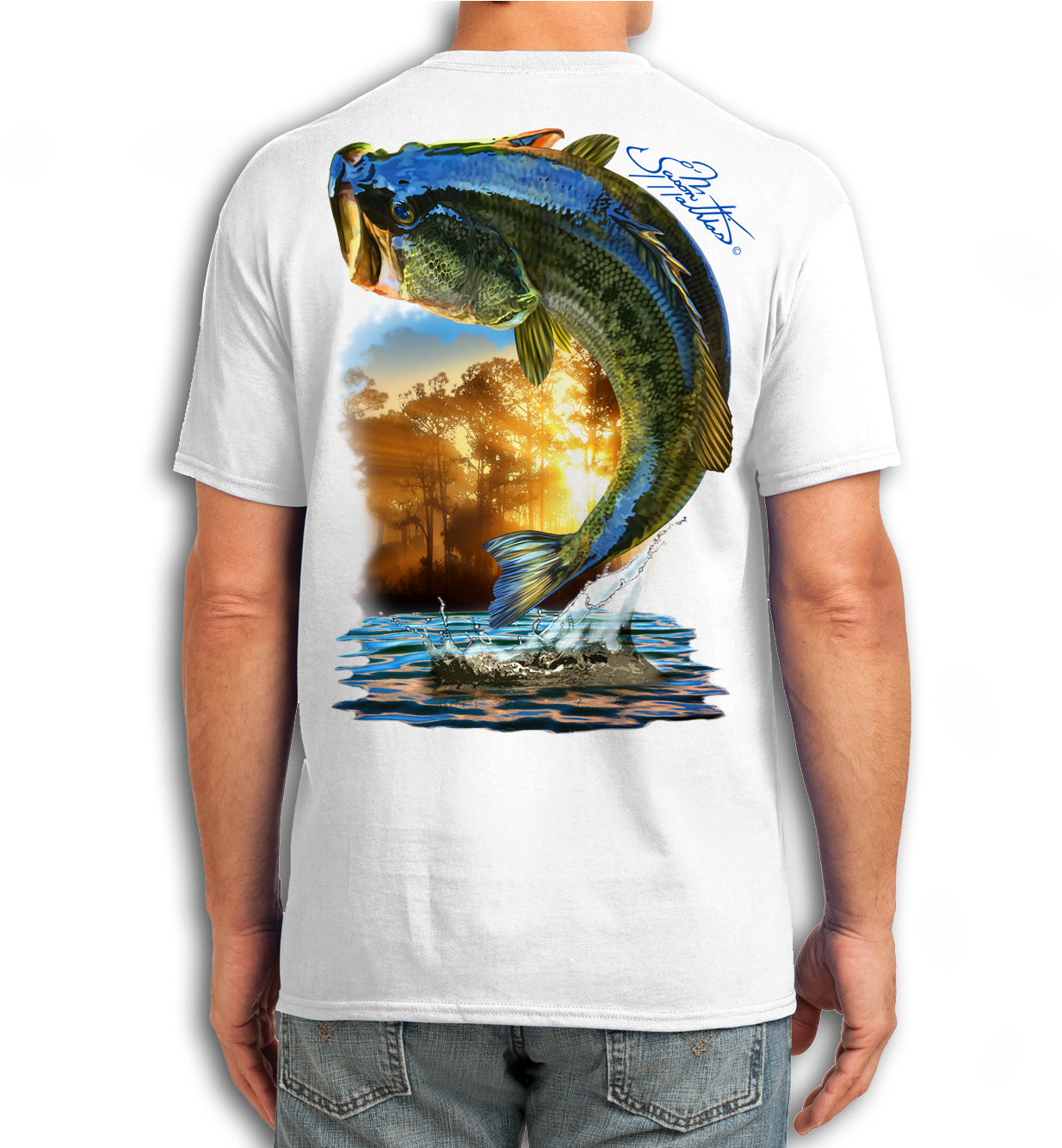 T Shirt Short Sleeve White Jason Mathias Art - Shirt (1333x1333), Png Download