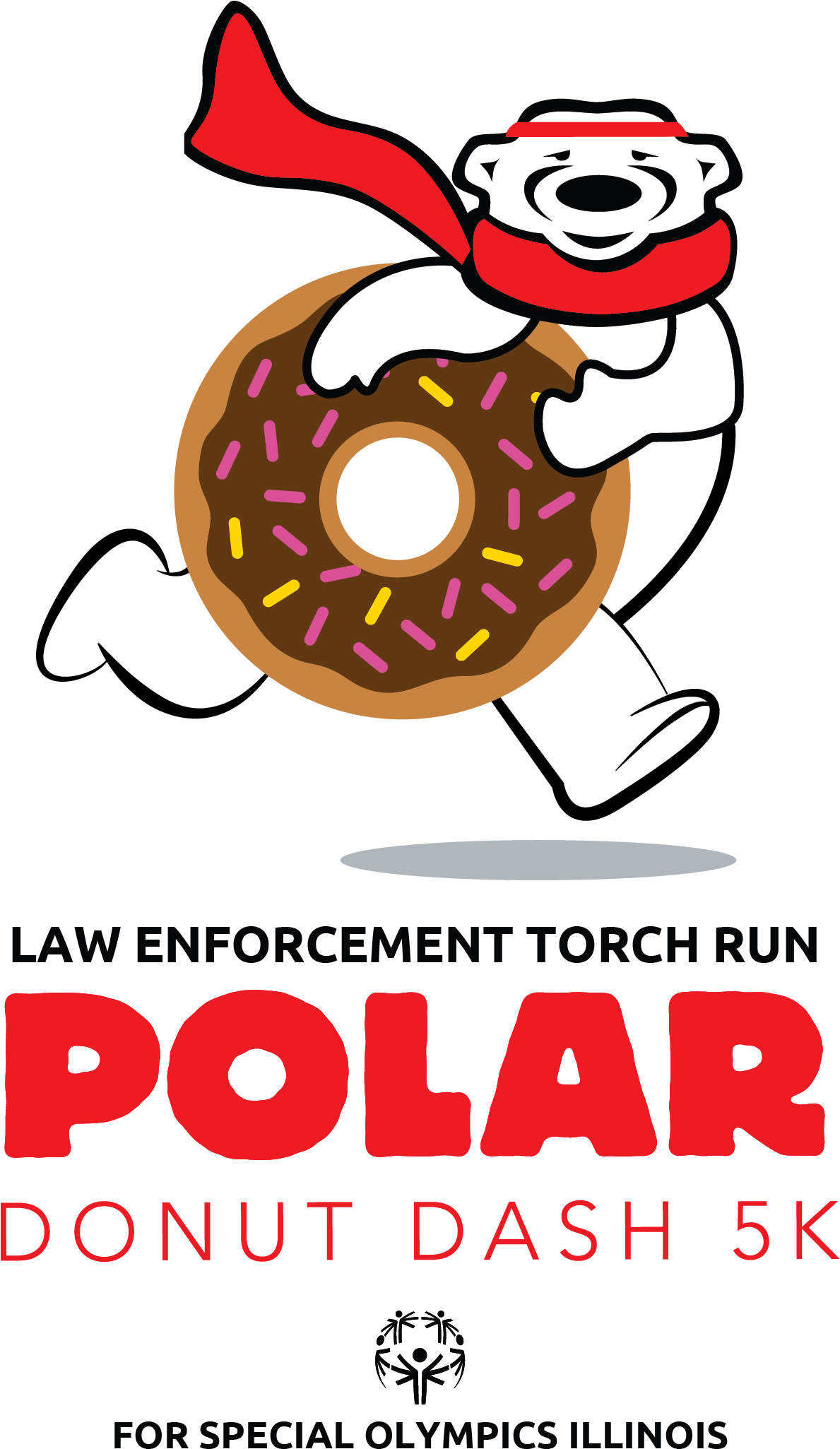 Vertical Donutdash - Special Olympics Polar Plunge (1433x2261), Png Download