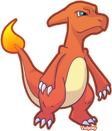 Clip Art Download Charmeleon Drawing Easy - Drawing (600x600), Png Download