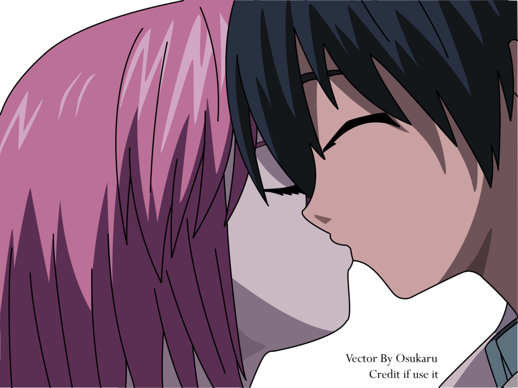 Brushes De Elfen Lied - Elfen Lied Lucy Y Kouta (1024x768), Png Download