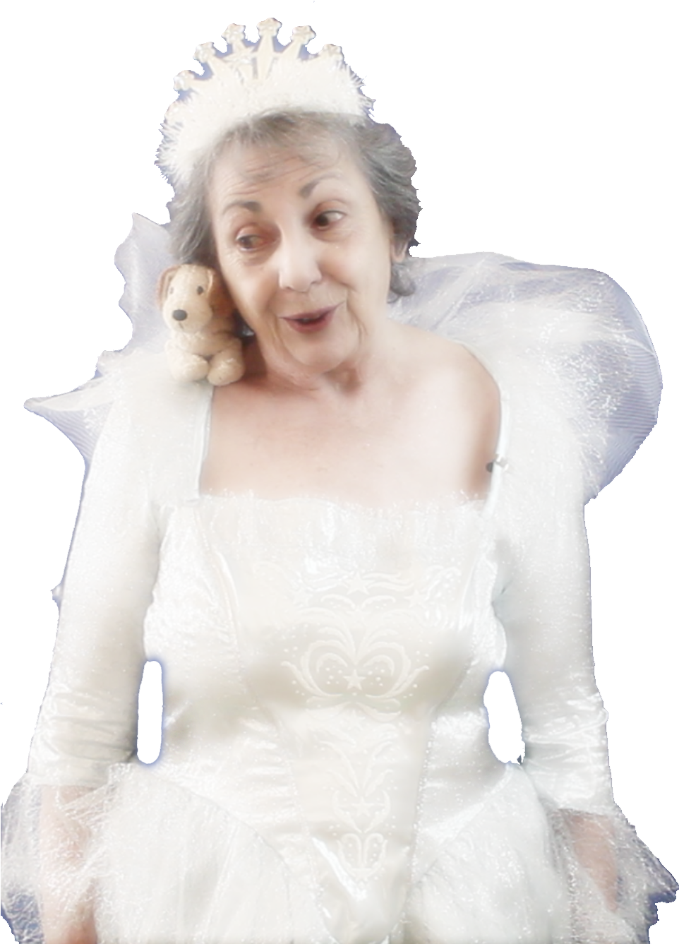 Fairy Godmother, Queenie Weenie Bunny Foot, Tells Her - Girl (972x1358), Png Download