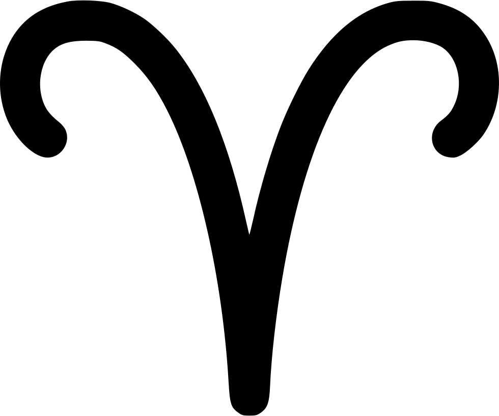 Aries Svg Png Icon Free Download - Aries Symbol Png (980x816), Png Download