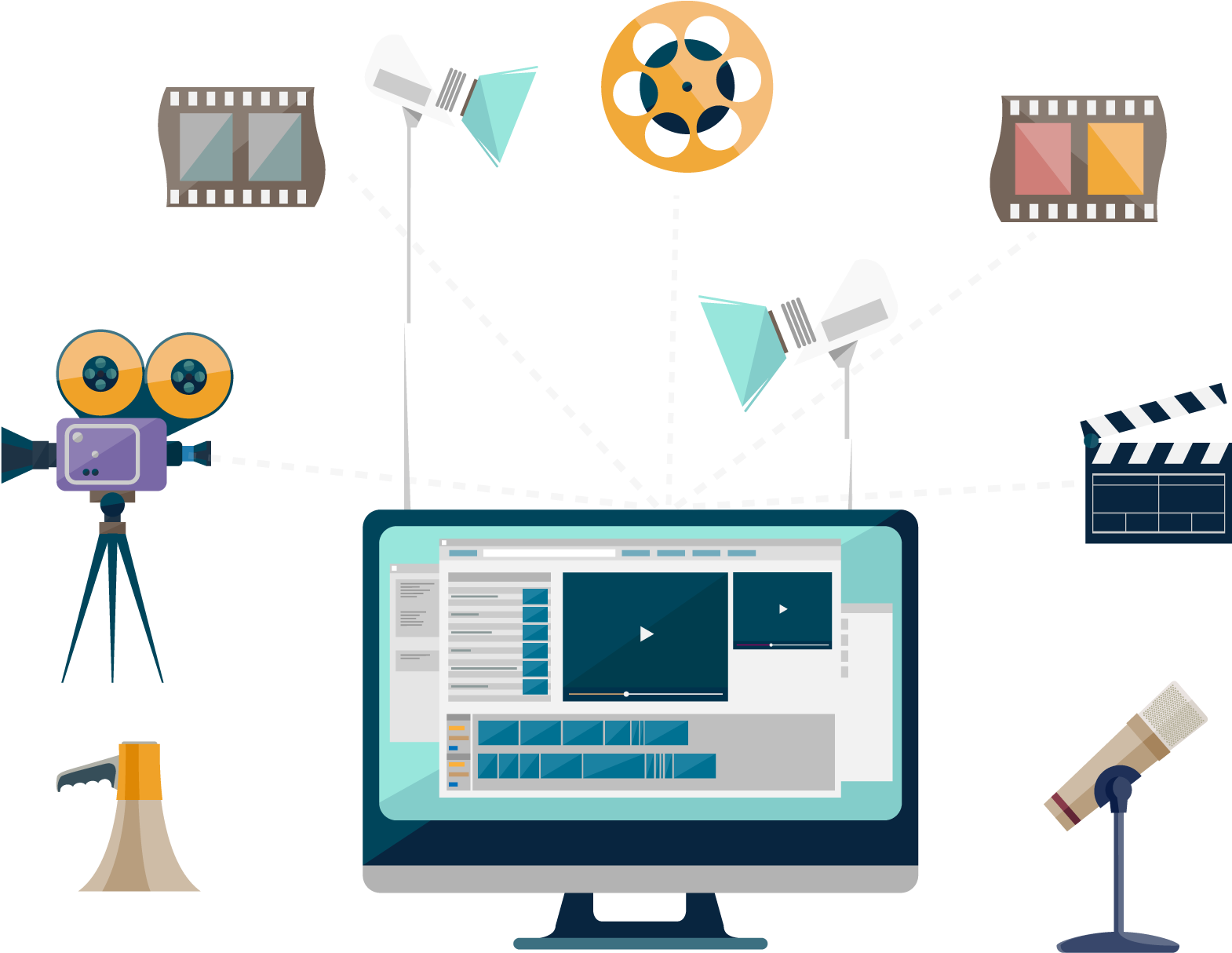 Video Marketing - Graphic Design (2038x1405), Png Download