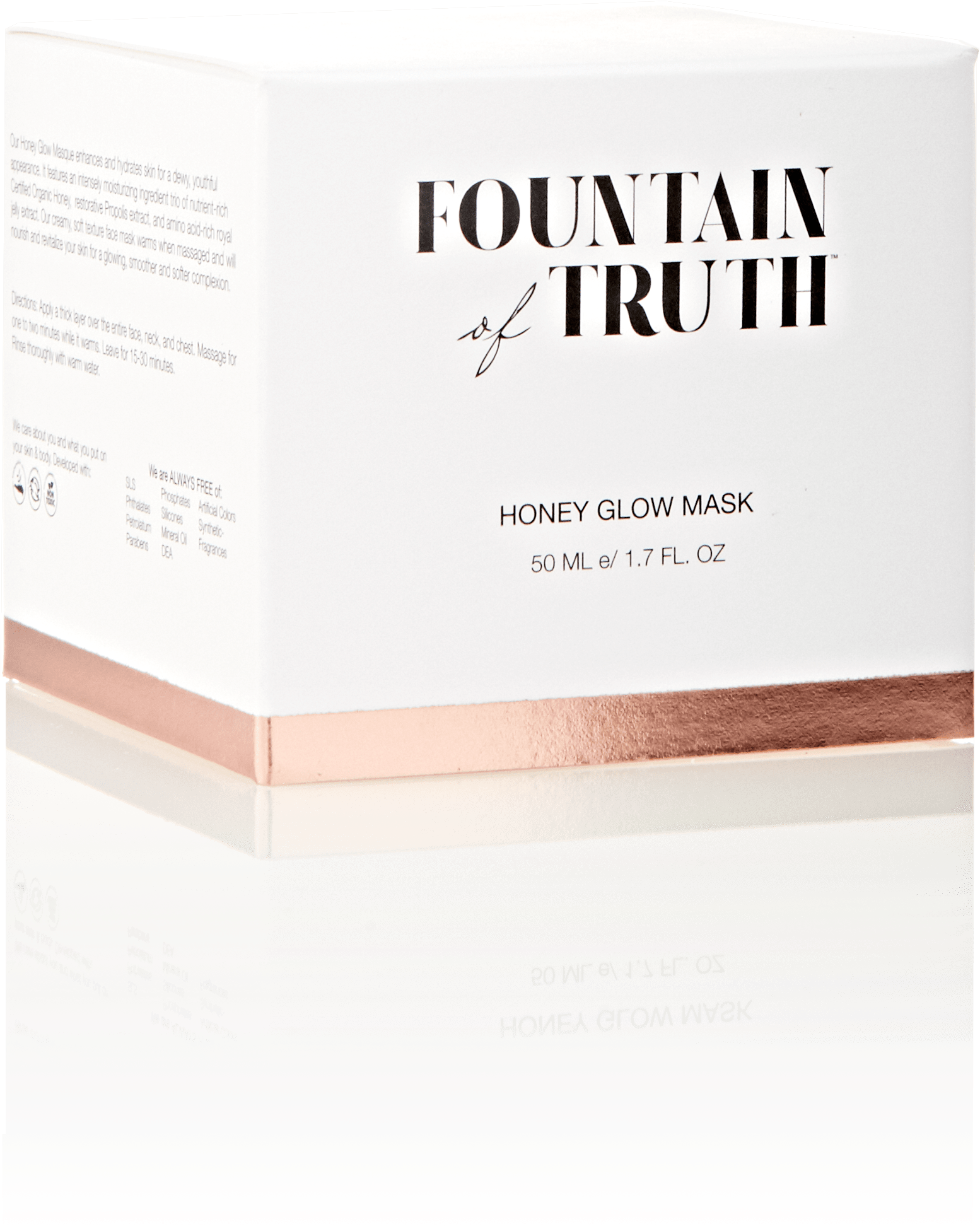 Fountain Of Truth Beauty Honey Glow Face Mask - Mask (1569x2245), Png Download