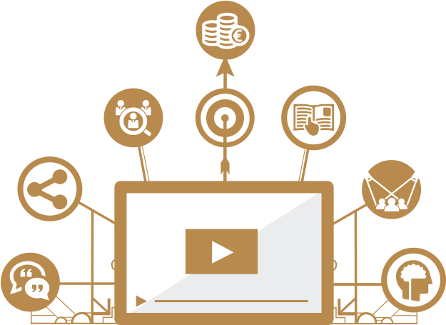 Hucksters Video Marketing - Marketing (1000x500), Png Download