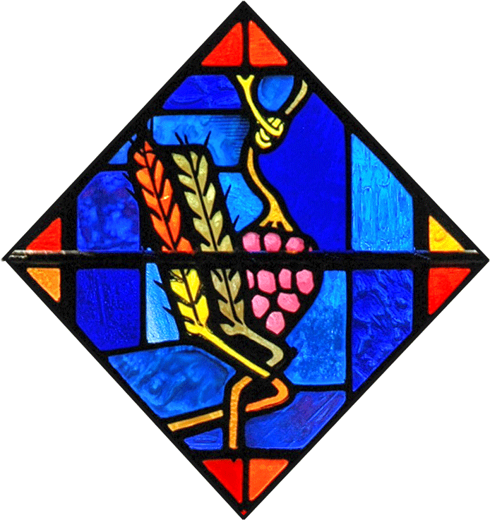The Third Of The Three Sacraments Of Initiation, The - Stained Glass Catholic Sacraments (709x754), Png Download