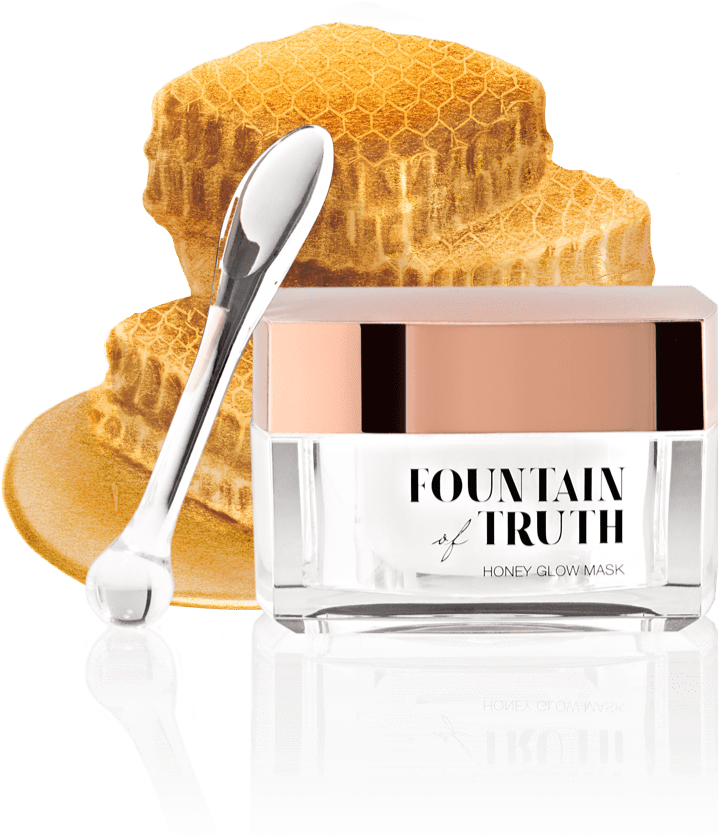 Fountain Of Truth Beauty Honey Glow Face Mask - Mask (720x838), Png Download