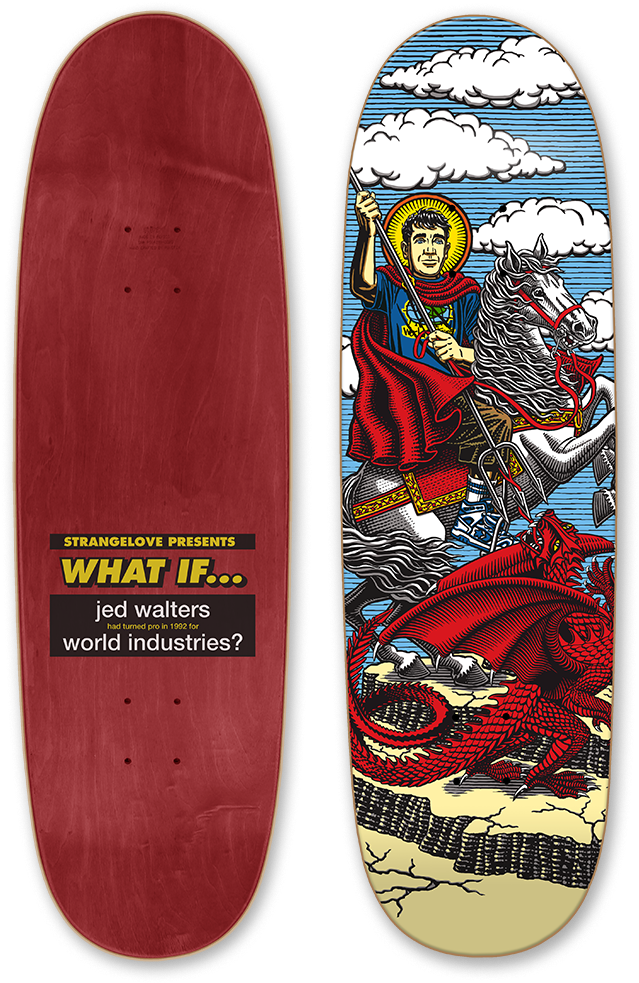 Big Thanks To Nick Halkias And Sean Cliver For The - 90's Skateboards Sean Cliver World Industries (1024x1024), Png Download