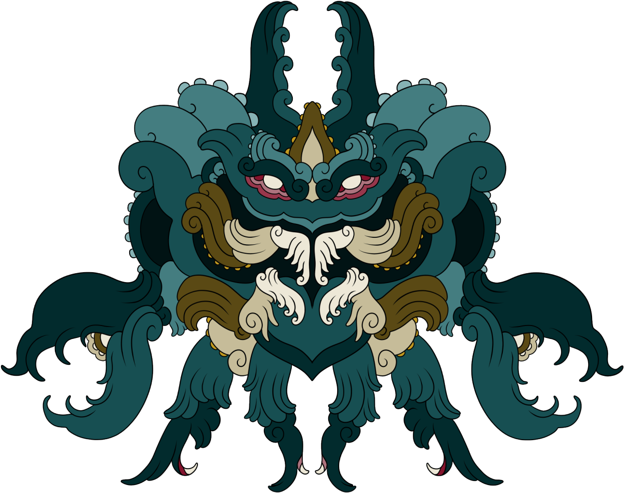 “onibaba Maya Styled Kaiju For So I D - Illustration (1280x1025), Png Download
