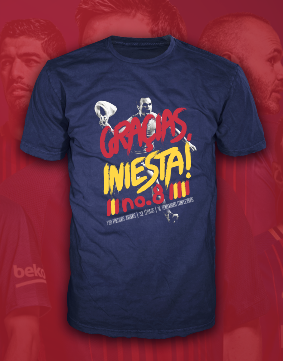 Gracias, Iniesta Click To Enlarge (1200x1200), Png Download