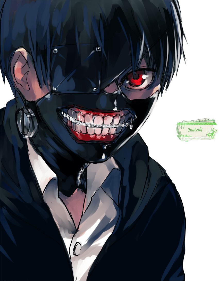 Tokyo Ghoul Ken Masque (850x1090), Png Download