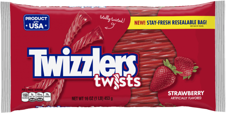 Twizzlers Twists - Twizzlers Strawberry (810x540), Png Download