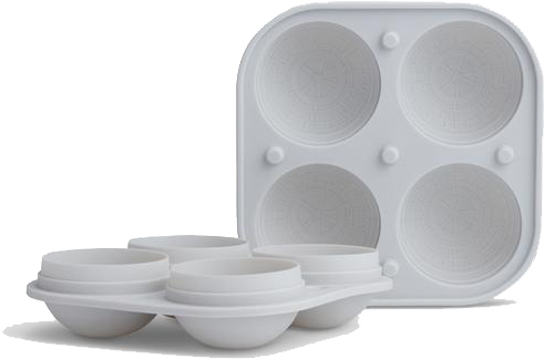 4 X Death Star Ice Molds - Ice (600x600), Png Download