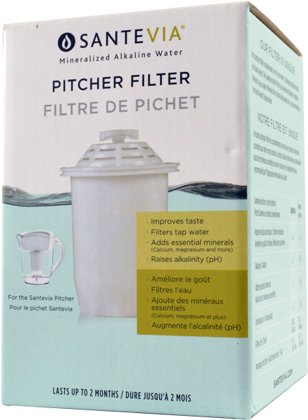Santevia Alkaline Water Pitcher Filter 1 Each - Santevia Water Systems Power Pouch - 12 Pouch (650x650), Png Download