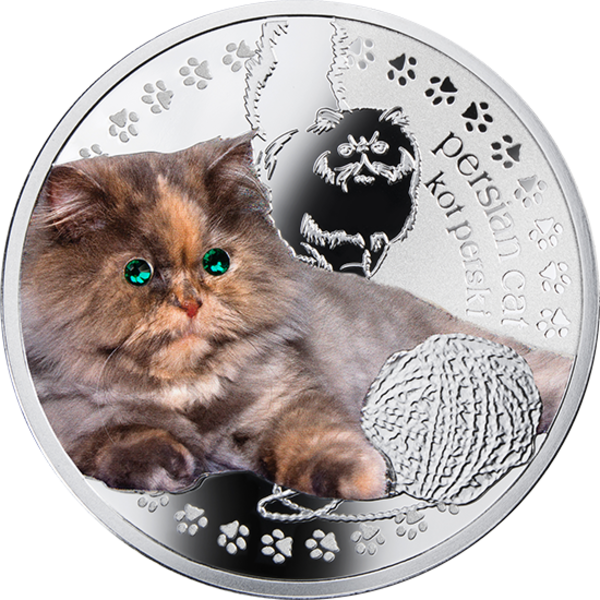 Niue 2014 Man's Best Friends -cats Series - Mennica Kot Europejski (600x600), Png Download