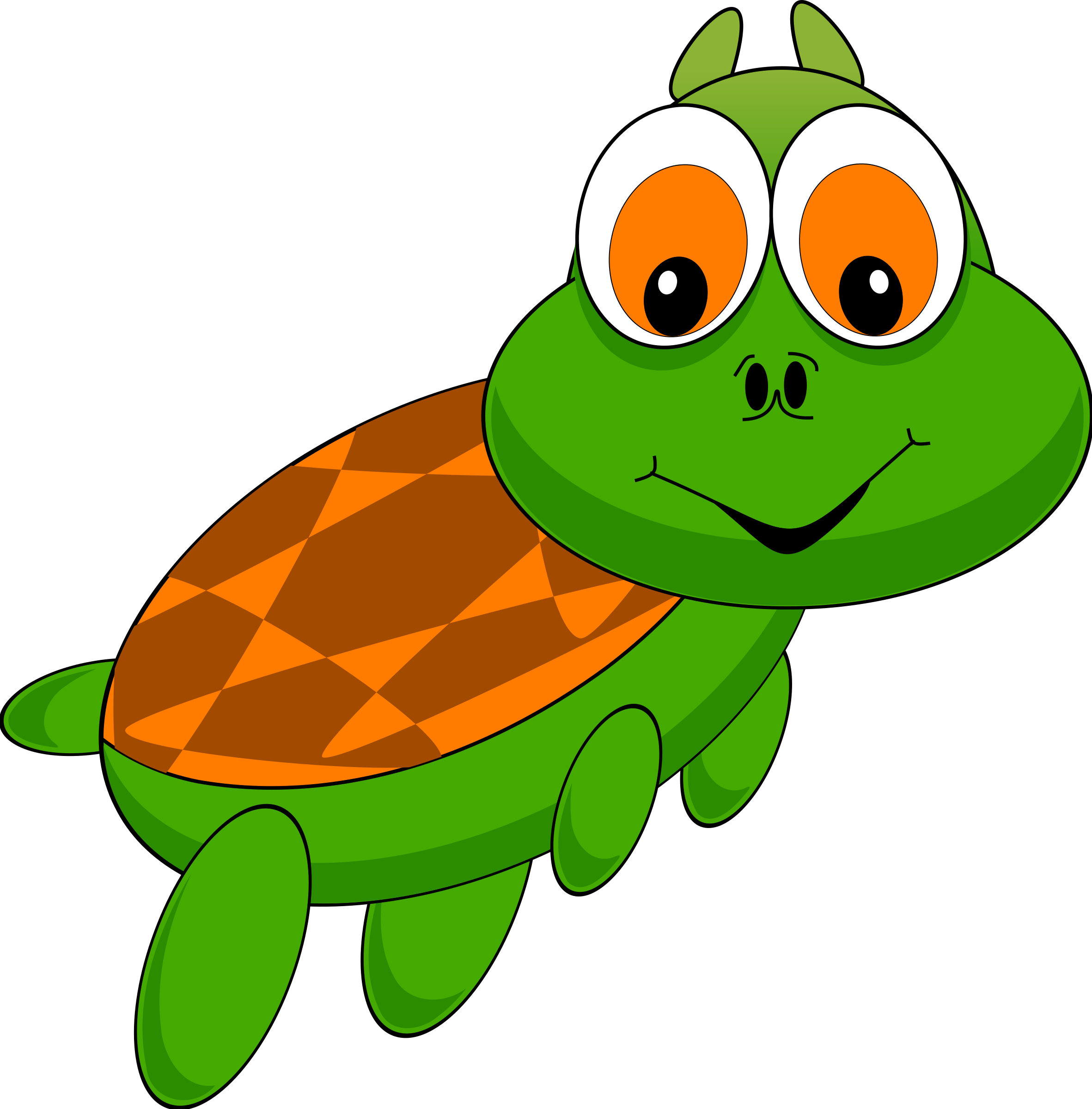 Download Turtle, Tortoise, Animal, Cartoon, Zoo, Funny, Comic - Clipart  Transparent Background Turtle PNG Image with No Background 