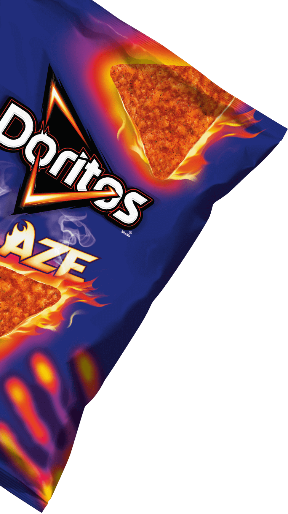 Doritos Png Logo Jpg Royalty Free - Doritos Spicy Nacho Tortilla Chips - 10.5 Oz Bag (972x1731), Png Download