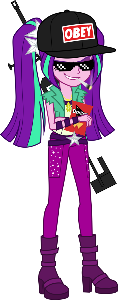 Aria Blaze, Artist - De Equestria Girls Blaze (404x1024), Png Download