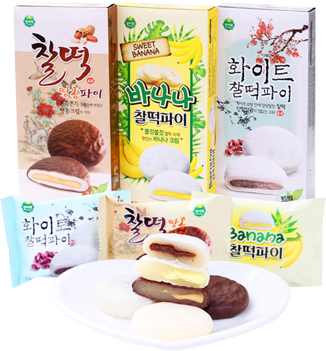 South Korean Imports Of Snacks, Han Meihe, Cakes, Korean - Tteok (800x800), Png Download