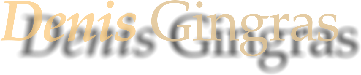 Denis Gingras Selfportrait - Graphics (1232x270), Png Download