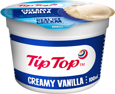 Tip Top Vanilla Tub - Ice Cream Tip Top (600x600), Png Download