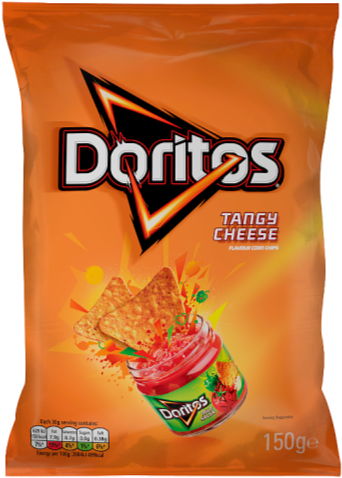 Doritos Tangy Cheese 150g - Doritos Tangy Cheese (500x500), Png Download