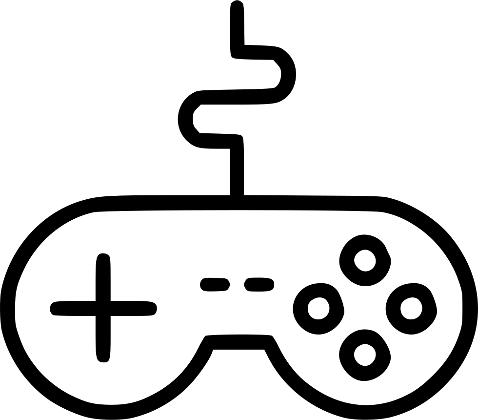 Controller Drawing At Getdrawings - Gamepad (980x860), Png Download