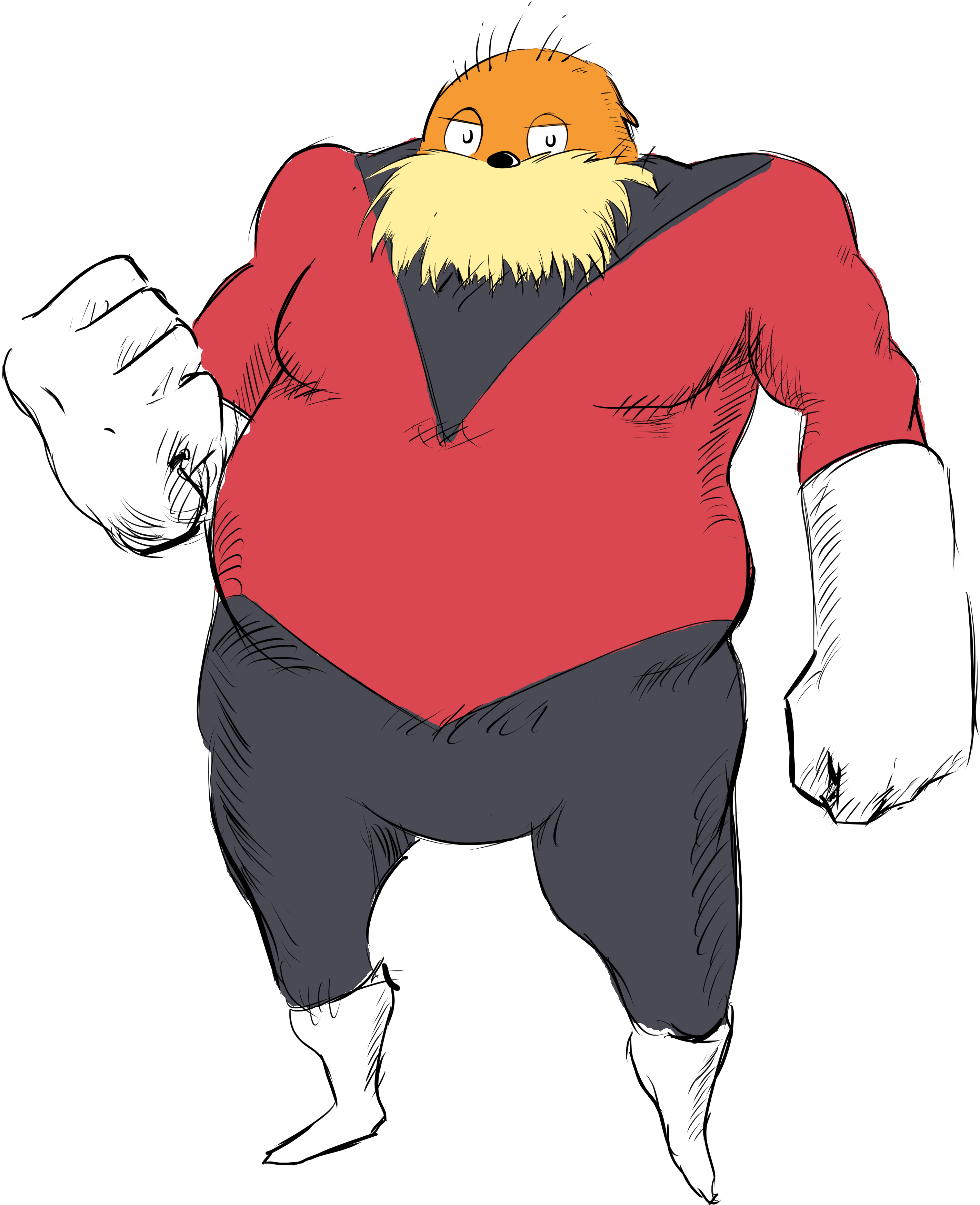 Fanarti - God Of Destruction Lorax (3300x3900), Png Download