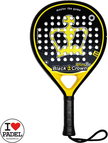 Black Crown Rhino Pro Padel Racket Best Deal At I Love - Padel Rackets Shop (700x700), Png Download