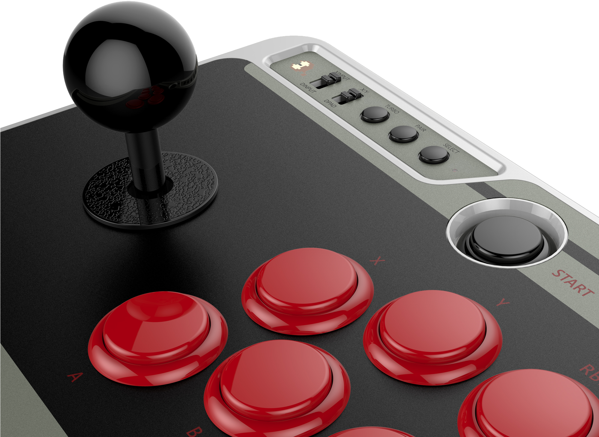 2lrxaow1d47e-1 - 8bitdo Nes30 Arcade Stick (2000x1484), Png Download
