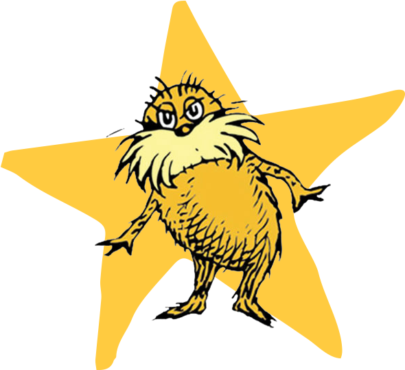 Empowered By His Win, The Lorax Reminds You To Consider - Lorax Png (600x600), Png Download