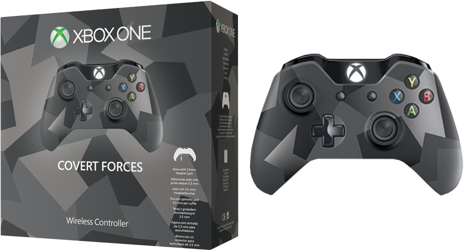 Xbox One Controller - Microsoft Xbox One Wireless Controller Gamepad - Gray, (950x594), Png Download