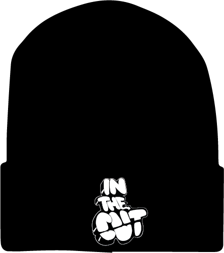 In The Cut Black Beanie (445x504), Png Download