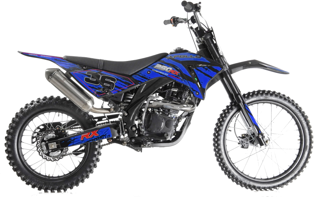 Dirt Bikes - Blue Dirt Bike Png (1104x710), Png Download