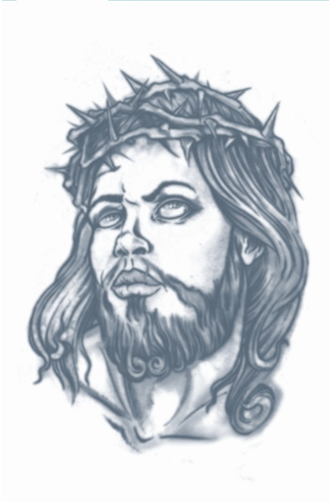 Tinsley Transfers Temporary Prison Tattoos - Jesus Prison Temporary Tattoo (1600x1600), Png Download