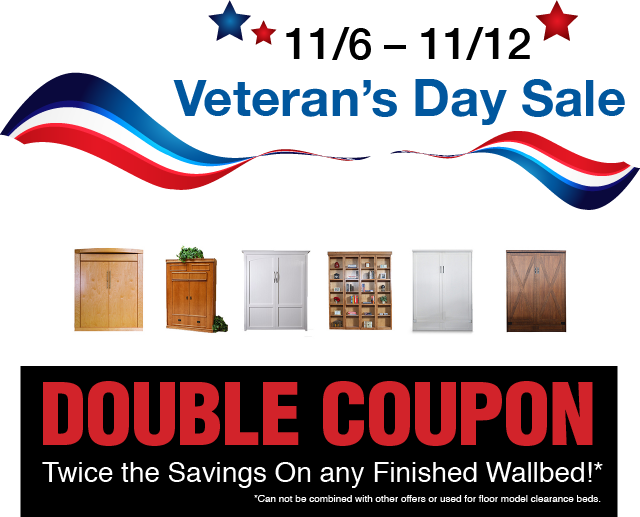 Veterans Day Wallbeds Sale - Cctv In Operation Sign (640x517), Png Download