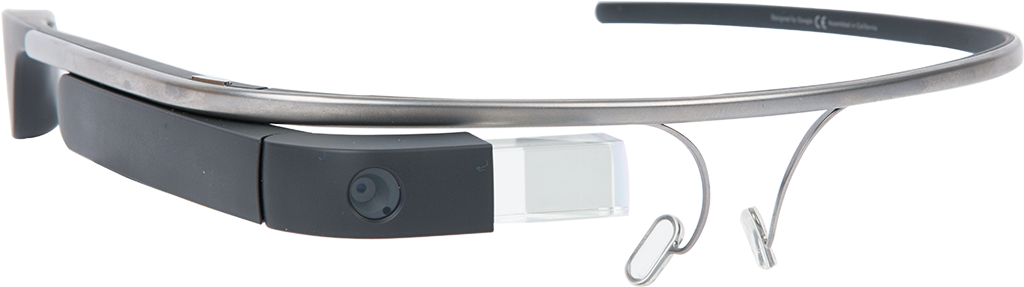 Google Glass Wearable Device (1400x644), Png Download