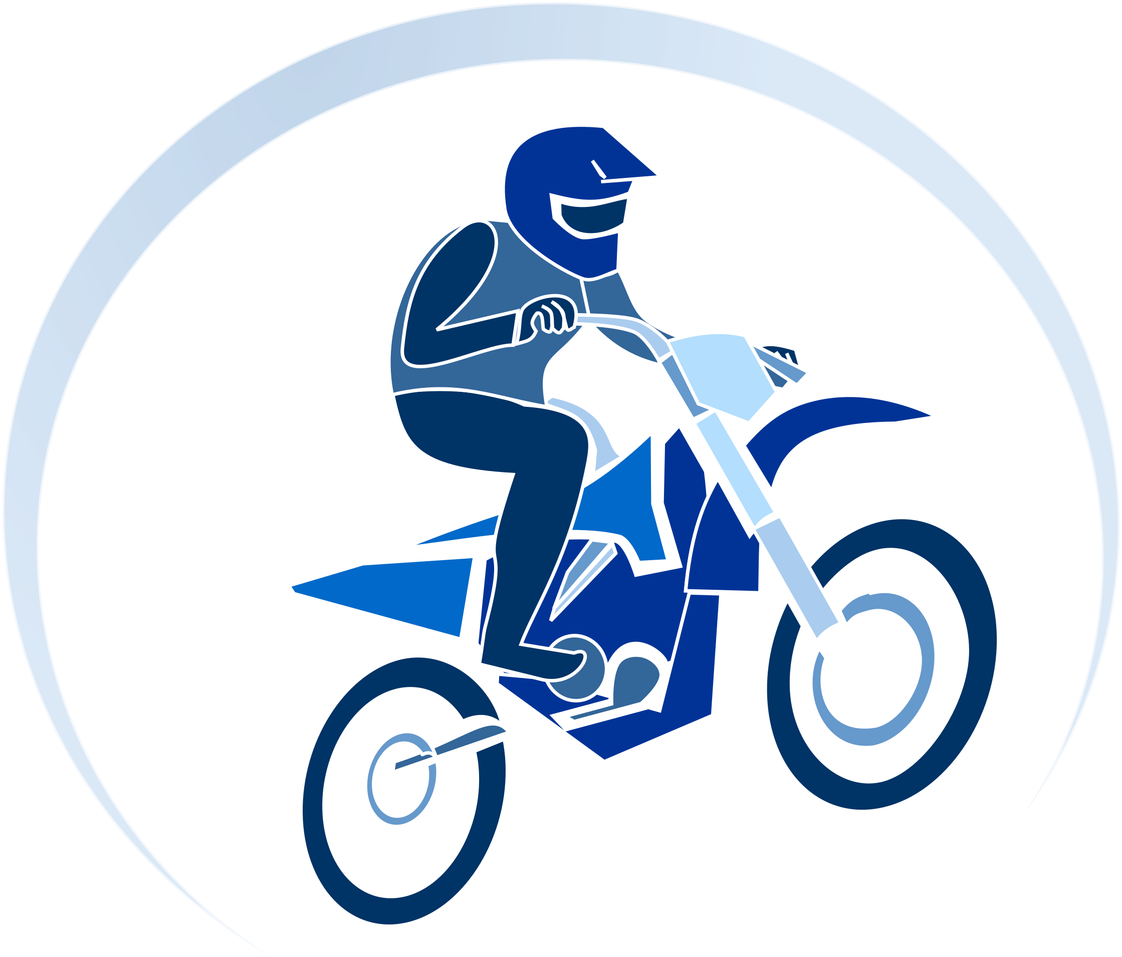 Motocross Clipart Clip Art - Dirt Biker Twin Duvet (2400x2400), Png Download