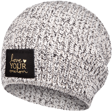 Black Speckled Gold Foil Lightweight Beanie - Gold (480x480), Png Download