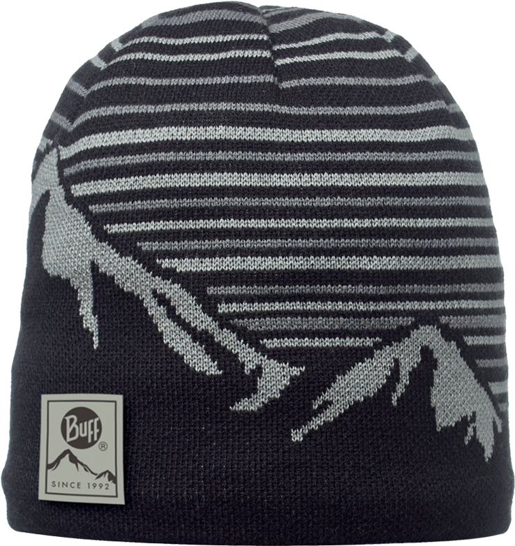 Knitted & Polar Hat Laki Black - Buff Black-black Laki Beanie | Classic Casual Collection (750x980), Png Download